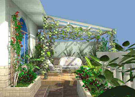 花园设计中风水的考量因素及布局实景图